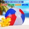 4 to 5 Inches Red White and Blue Beach Balls for Kids 4th of July Inflatable Balls Patriotic Summer Toys for Independence Day, Hawaiian, Beach, Water Games and Pool